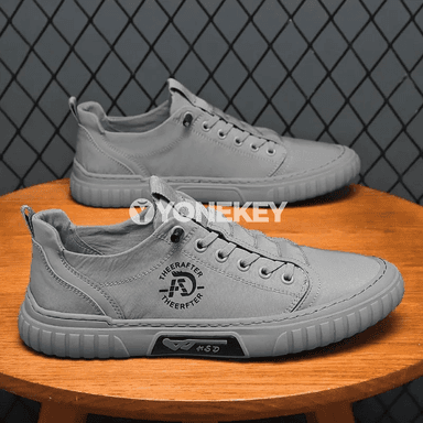 Erkekler üçin ýeňil slip-on sport aýakgaplar, elastik, galyň tabanly