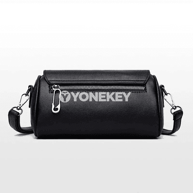 Zenanlar üçin kiçi crossbody sumka — silindr görnüşli, sade stil