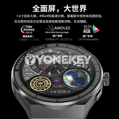 Erkekler üçin watch4 pro goşar sagat.