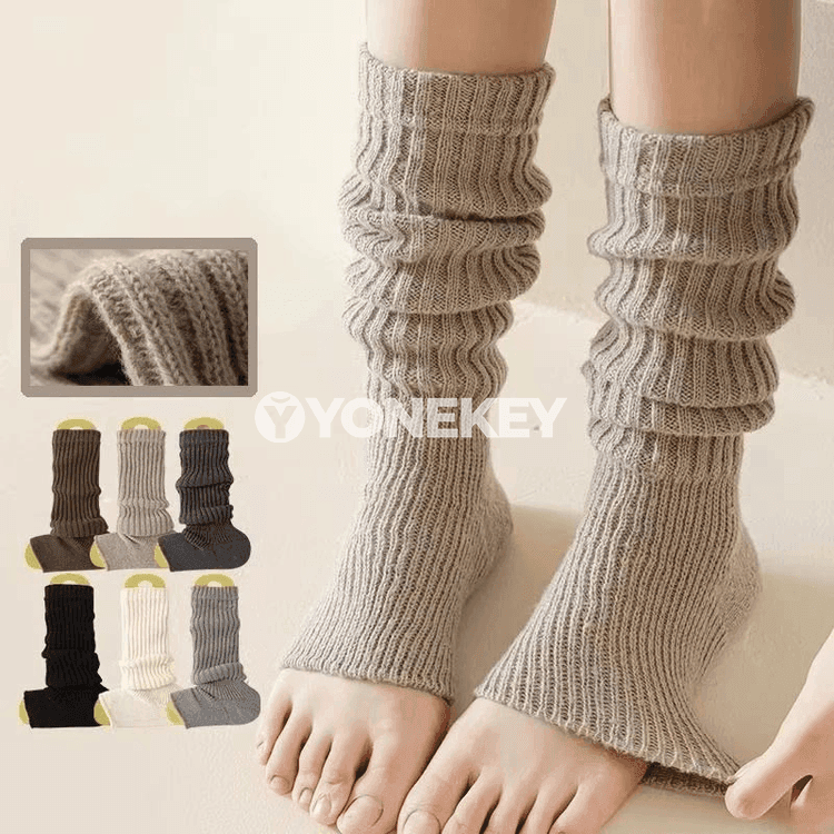 Zenanlar üçin ýyly örülen uzyn aýak ýyladyjylary