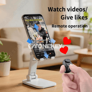 Bluetooth dolandyryş halkasy, kamera we media üçin amatly