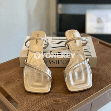 Zenanlar üçin stiletto ökjeli tomusky açyk aýakgaplar
