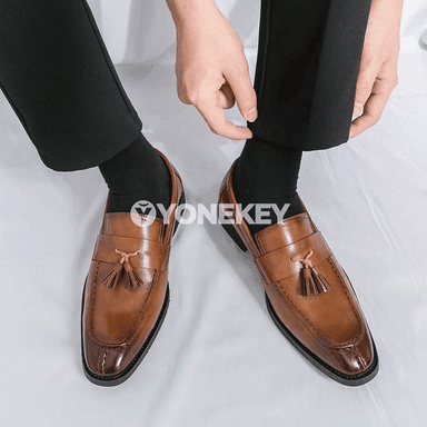 Erkekler üçin rahat loafers köwüşler, ofis we gündelik stil