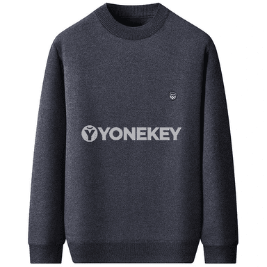 Erkekler üçin ýyly trikotaž switer, döwrebap gündelik stil