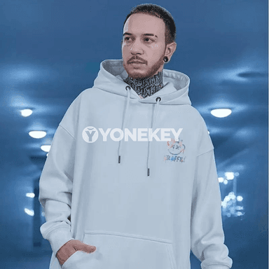Erkekler üçin ýyly graffiti aýy şekilli hoodi, M-8XL