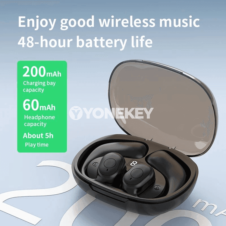 CHUBAN D520 simsiz Bluetooth nauşnikler, mikrofonly, dokunma dolandyryşly