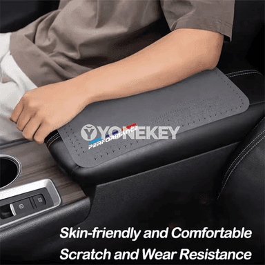 BMW M Performance üçin ýokary hilli zamş armrest örtügi