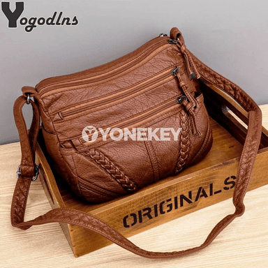Aýal-gyzlar üçin moda PU egin sumkasy, amaly we ajaýyp