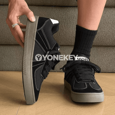 Erkekler üçin retro platform krasowka, gündelik rahat köwüş