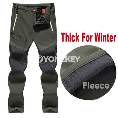 Erkekler üçin gyşda ýyly softshell trekking balaklary