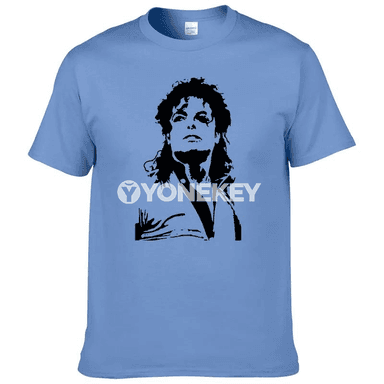 Tomus Michael Jackson erkek futbolkasy, çaply, gysga ýeň