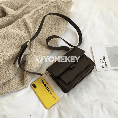 Zenanlar üçin kiçi PU deri sumka, gündelik moda crossbody