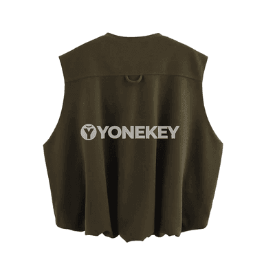 Aýal-gyzlar üçin ýaşyl ýeňsiz giň kesimli ýelteme jaket