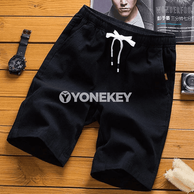 Erkekler üçin ýeňil sport şortikleri, dem alýan tomus modeli