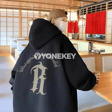 Erkekler üçin kapşonly giň kesimli sweatshirt, M-8XL, retro stil