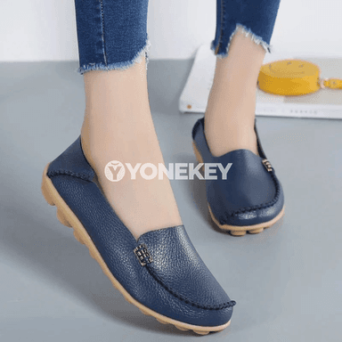 Zenanlar üçin bezegli lakly baletka köwüşleri, ýeňil loafers