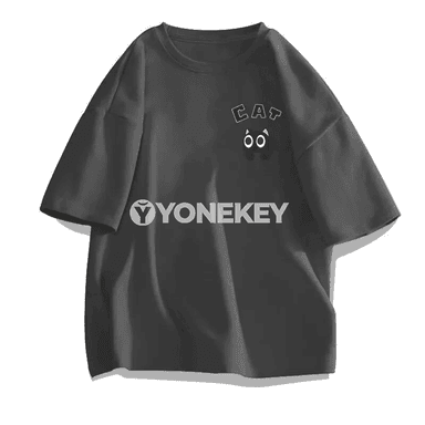 Erkekler üçin uly ölçegli anime çaply gündelik futbolka