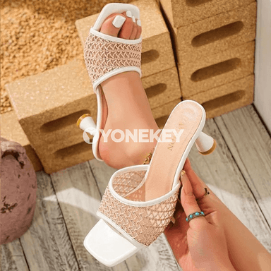 Zenanlar üçin torly açyk ujy ýokary ökjeli döwrebap sandal