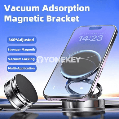 360° aýlanýan magnitli telefon goýujy, güýçli wakuumly awtoulag stendi