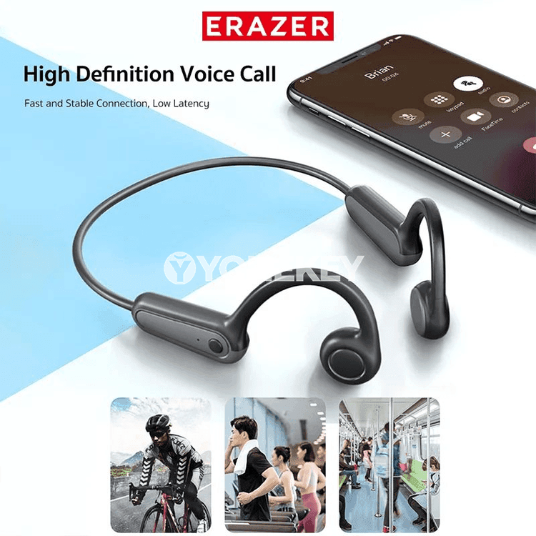ERAZER XF22 sport Bluetooth gulaklyklar, boýunly simsiz ses diňleýji