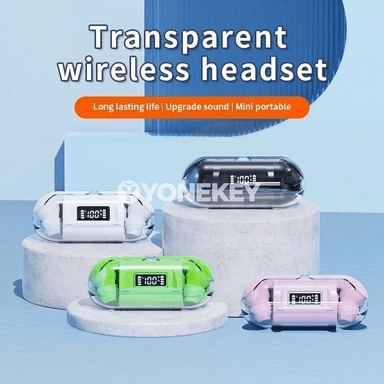 Bluetooth 5.3 simsiz TWS nauşnik TM20, smart sensor, suw geçirmez