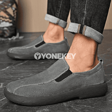 Haky deri erkek gündelik köwüşler, dem alýan loaferler