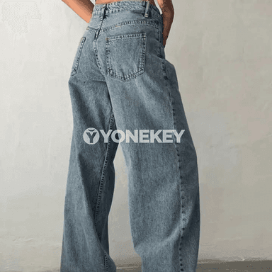 Zenanlar üçin baggy jeans: giň kesim, pes bel, gündelik stil