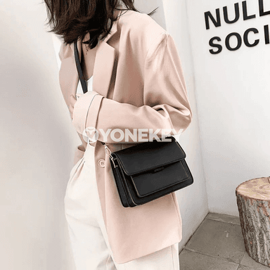 Zenanlar üçin kiçi PU deri sumka, gündelik moda crossbody