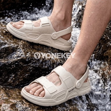 Erkekler üçin EVA tekiz sandal, tomusky rahat öý we plýaž aýakgaby