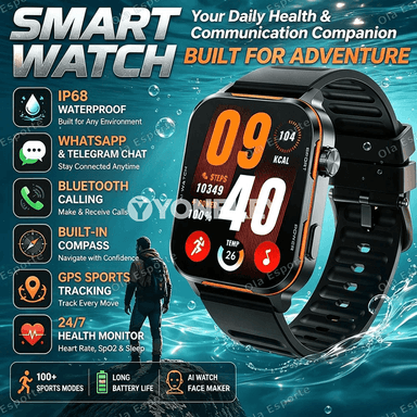 HW12 AI akylly sagat, GPS we sport gözegçiligi bilen