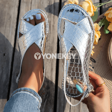 Zenanlar üçin tomusky tekiz sandal, rahat we döwrebap uly ölçegler