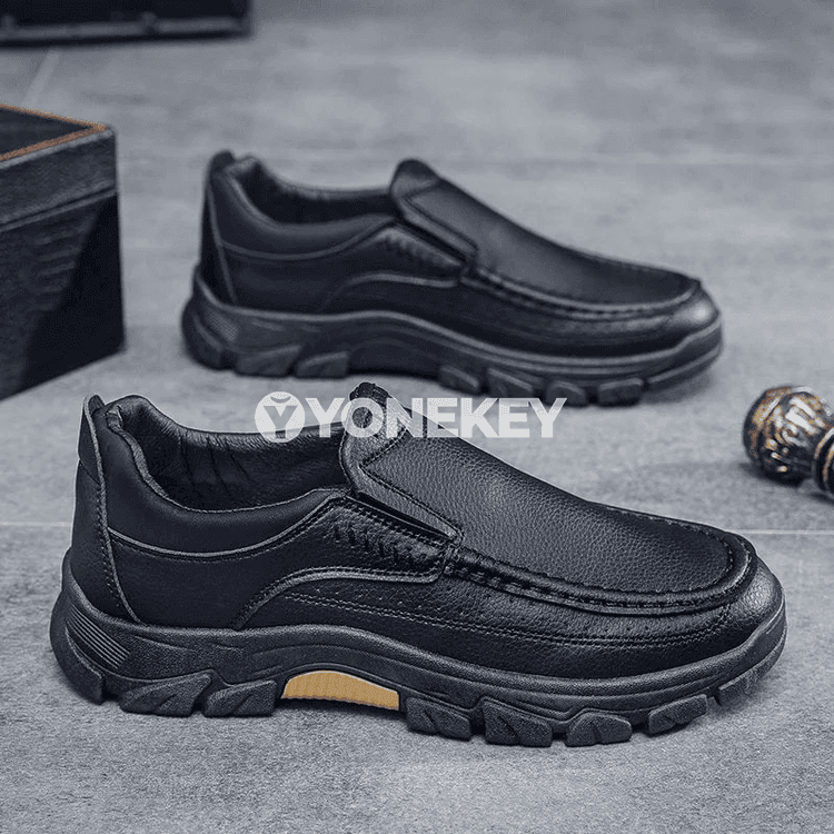 Erkekler üçin deri gündelik klassik loafers köwüşleri
