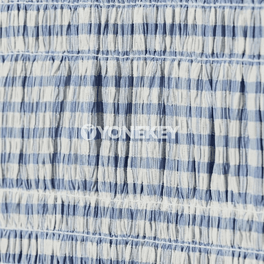 Zenanlar üçin ýeňil plaid ýeňsiz bluzka, şik ykjam stil