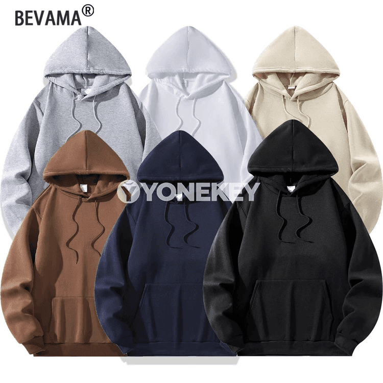 Erkekler üçin ýyly kapýuşonly hoodie, galyň gündelik sviter