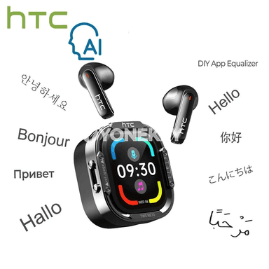 HTC NE70 simsiz Bluetooth gulaklyklary, ekrany, AI terjime