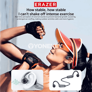 ERAZER XF22 sport Bluetooth gulaklyklar, boýunly simsiz ses diňleýji