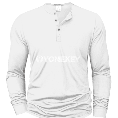 Erkekler üçin ýeňil, dem alýan uzyn ýeňli Henley futbolka, S-XXXL