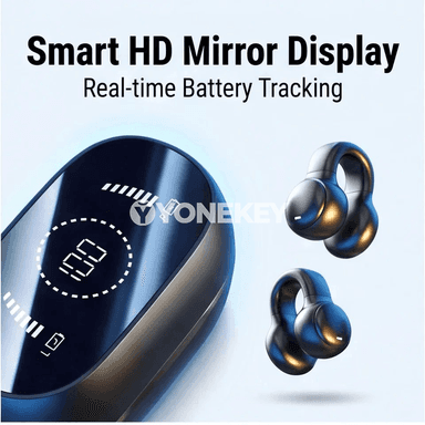 M47 simsiz Bluetooth nauşnikler, displeýli, mikrofonly