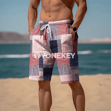 Erkek‑aýal üçin çalt guradyjy tomus şorty, plýaž üçin ýeňil model