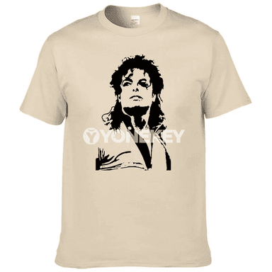 Tomus Michael Jackson erkek futbolkasy, çaply, gysga ýeň