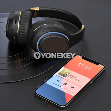 Bluetooth simsiz, bukulýan HIFI nauşnik, mikrofonly, sport we gündelik ulanmak üçin