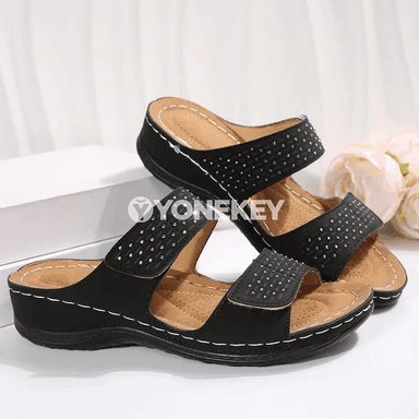 Zenanlar üçin tomuslyk platformaly rahat şypbyk sandal