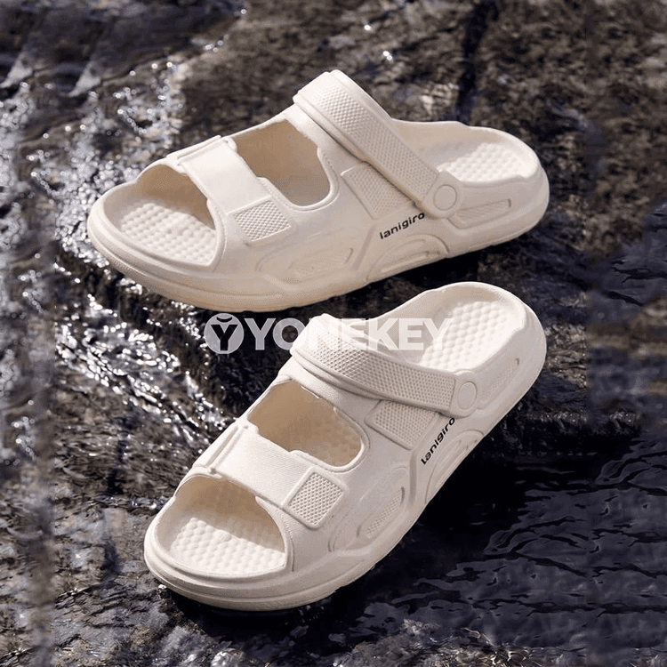 Erkekler üçin EVA tekiz sandal, tomusky rahat öý we plýaž aýakgaby
