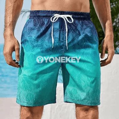 Erkek‑aýal üçin çalt guradyjy tomus şorty, plýaž üçin ýeňil model