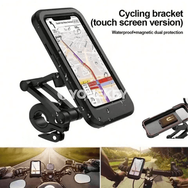 Welosiped we motosikl üçin 360° aýlanýan telefon saklaýjy