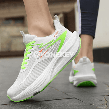 Erkekler üçin ýeňil sport krasowkalar, dem alýan mesh, 34-45 ölçeg