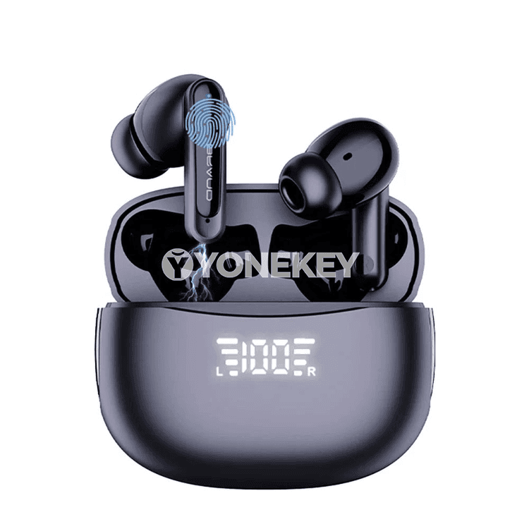 Simsiz Bluetooth TWS gulaklyk, HD jaň, sesi peseldýän, displeýli