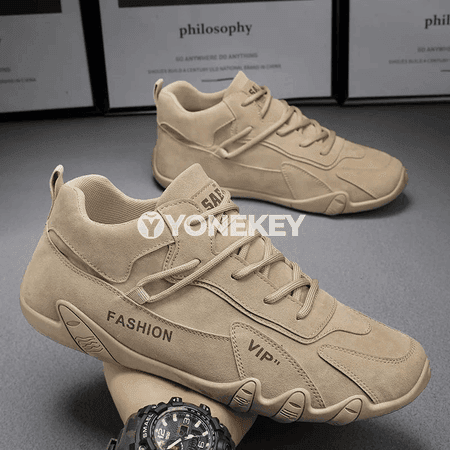 Erkekler üçin ýeňil, ýokary rahatlygy bolan ankle boots — gündelik we iş üçin