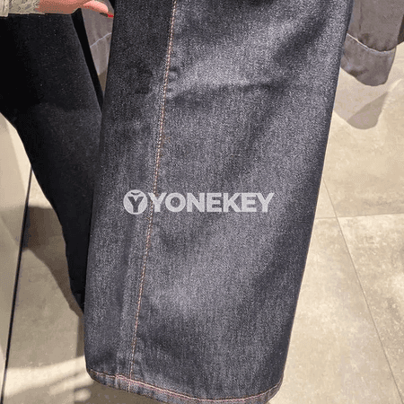 Zenanlar üçin giň balakly, ýaz üçin ýeňil jeans, ýokary rahatlyk