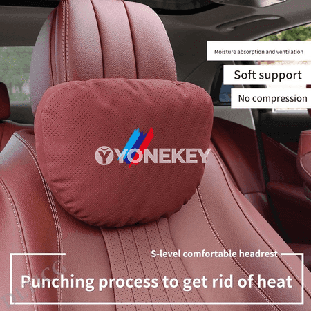 BMW üçin ýumşak boýun daňyjy ýassyk – headrest we lombar goldawy